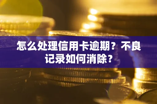 武汉怎么处理信用卡逾期？不良记录如何消除？